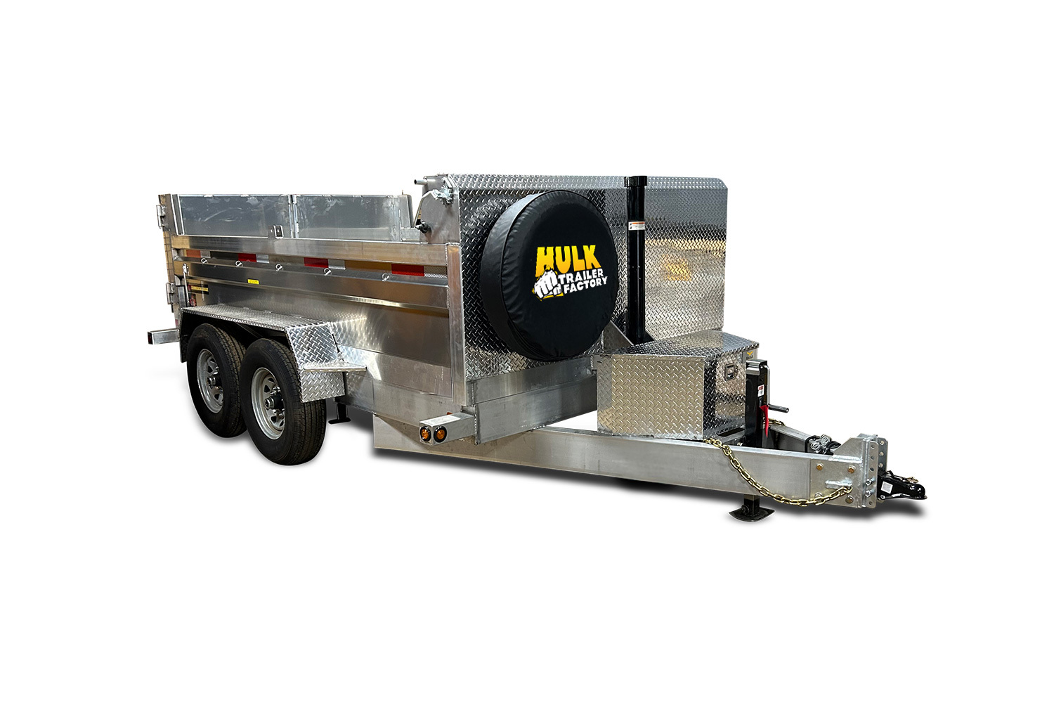 Hulk Silver Bullet 14,000# GVWR Aluminum Dump Trailer