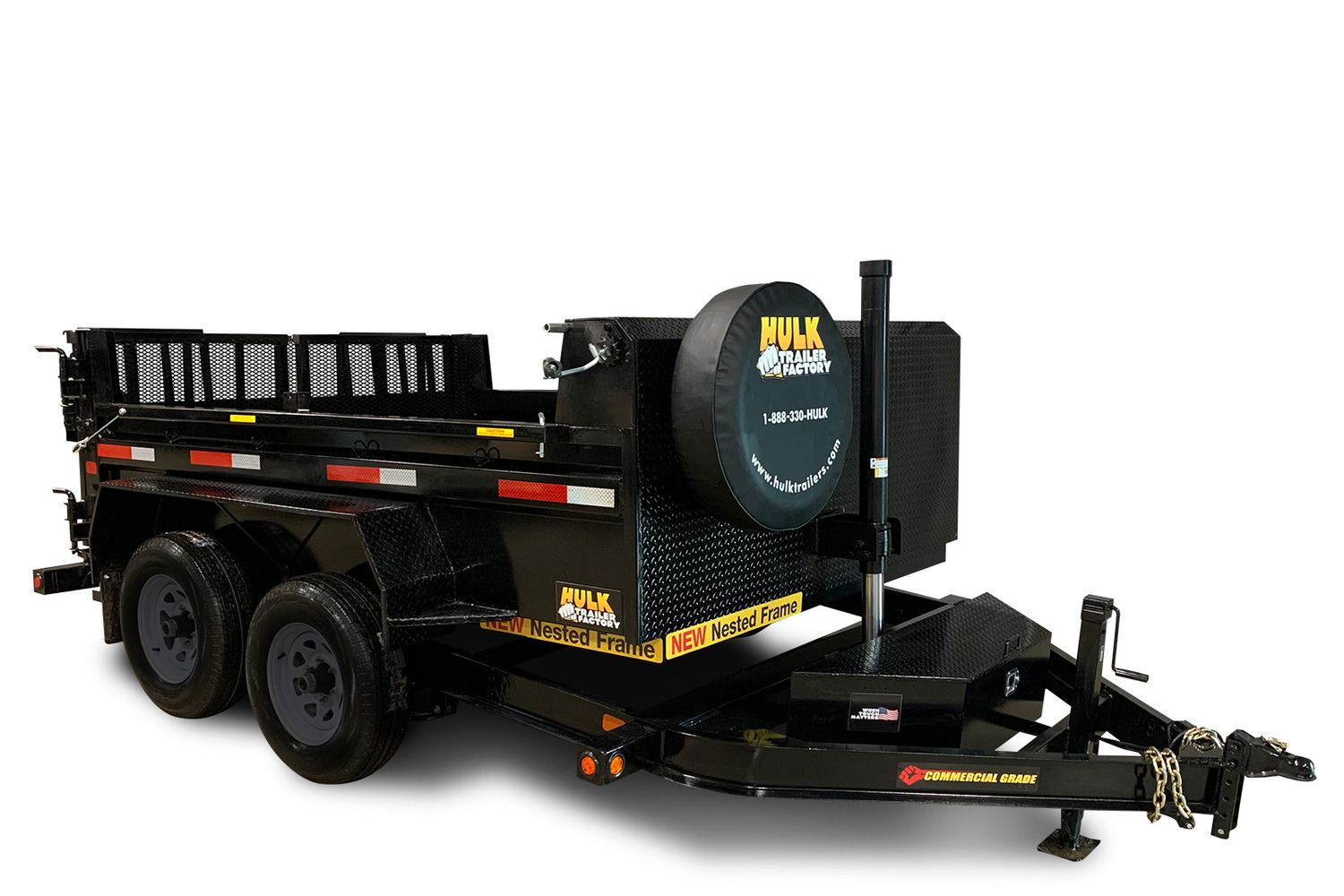 Hulk 7,000# GVWR Ultra Low Pro Dump Trailer