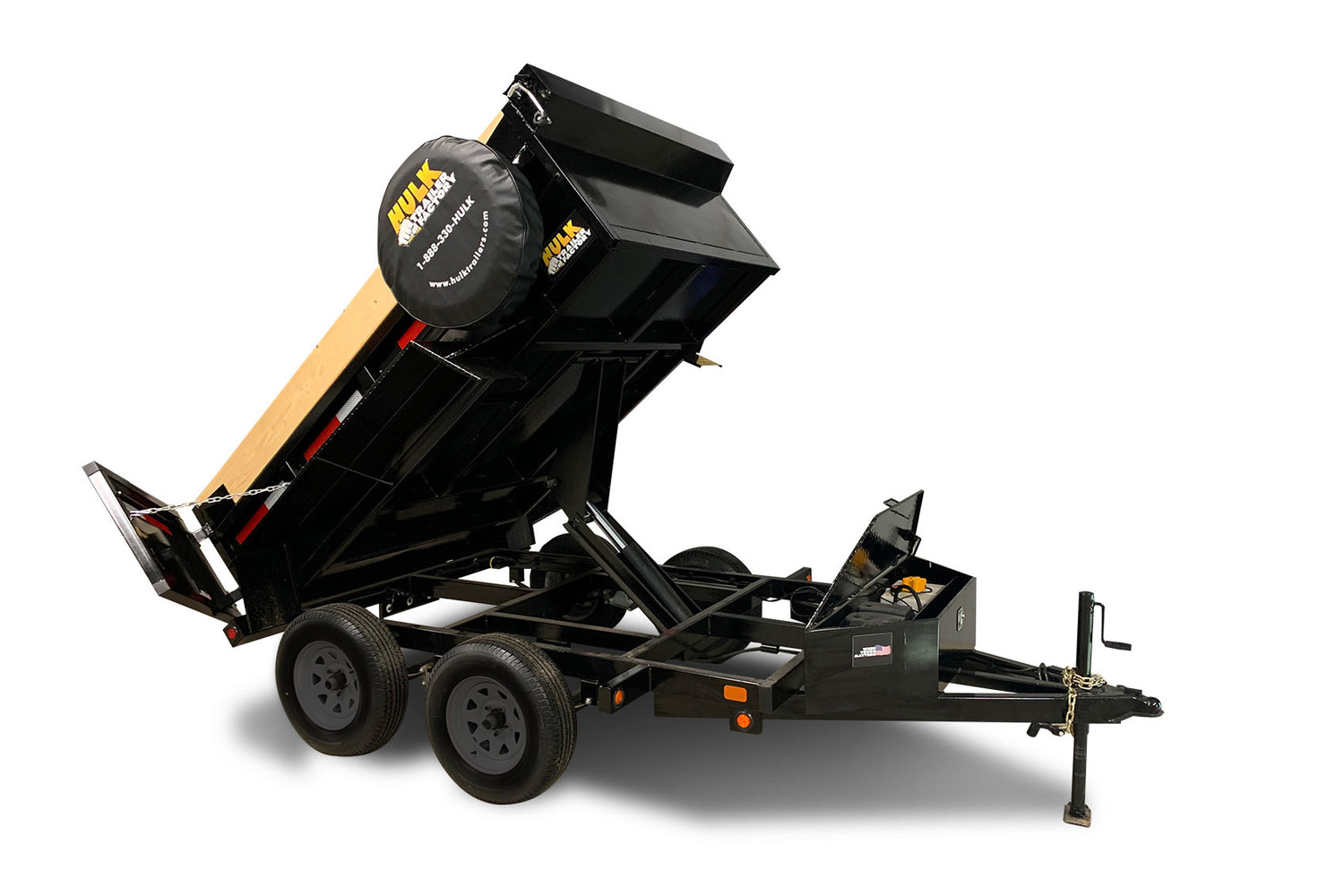 Hulk 7,000# GVWR GD Scissor Lift Dump Trailer