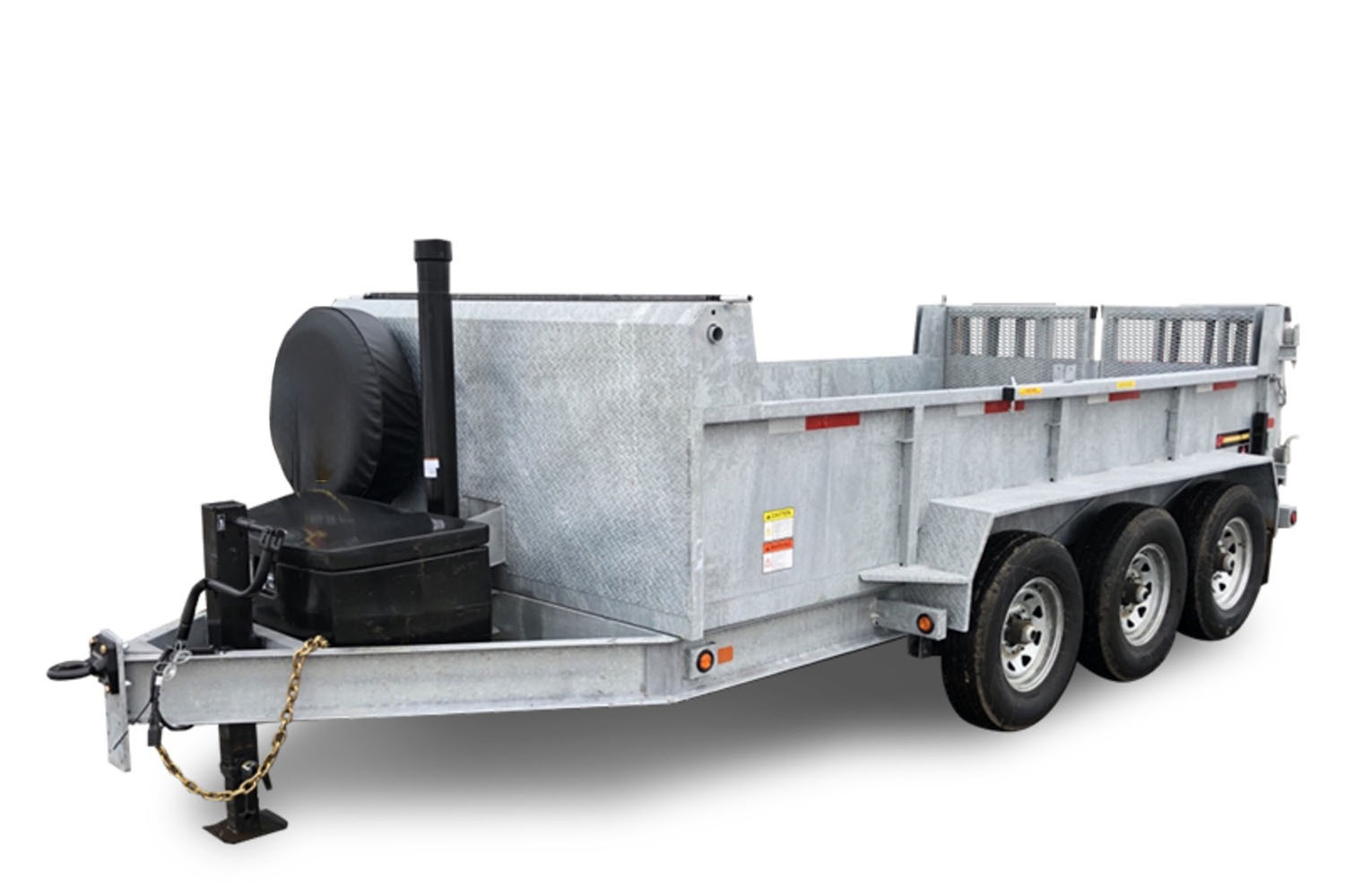 Galvanized Hulk 21,000# GVWR Ultra Low Pro Dump Trailer