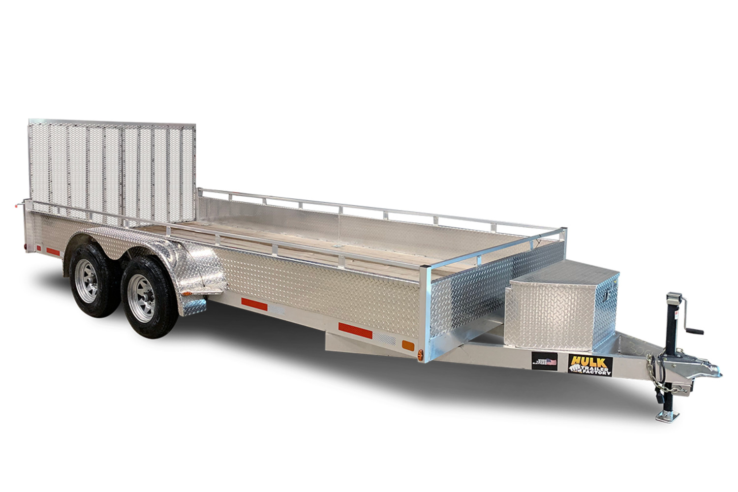 Hulk Silver Bullet 7,000# GVWR Aluminum Landscape Trailer