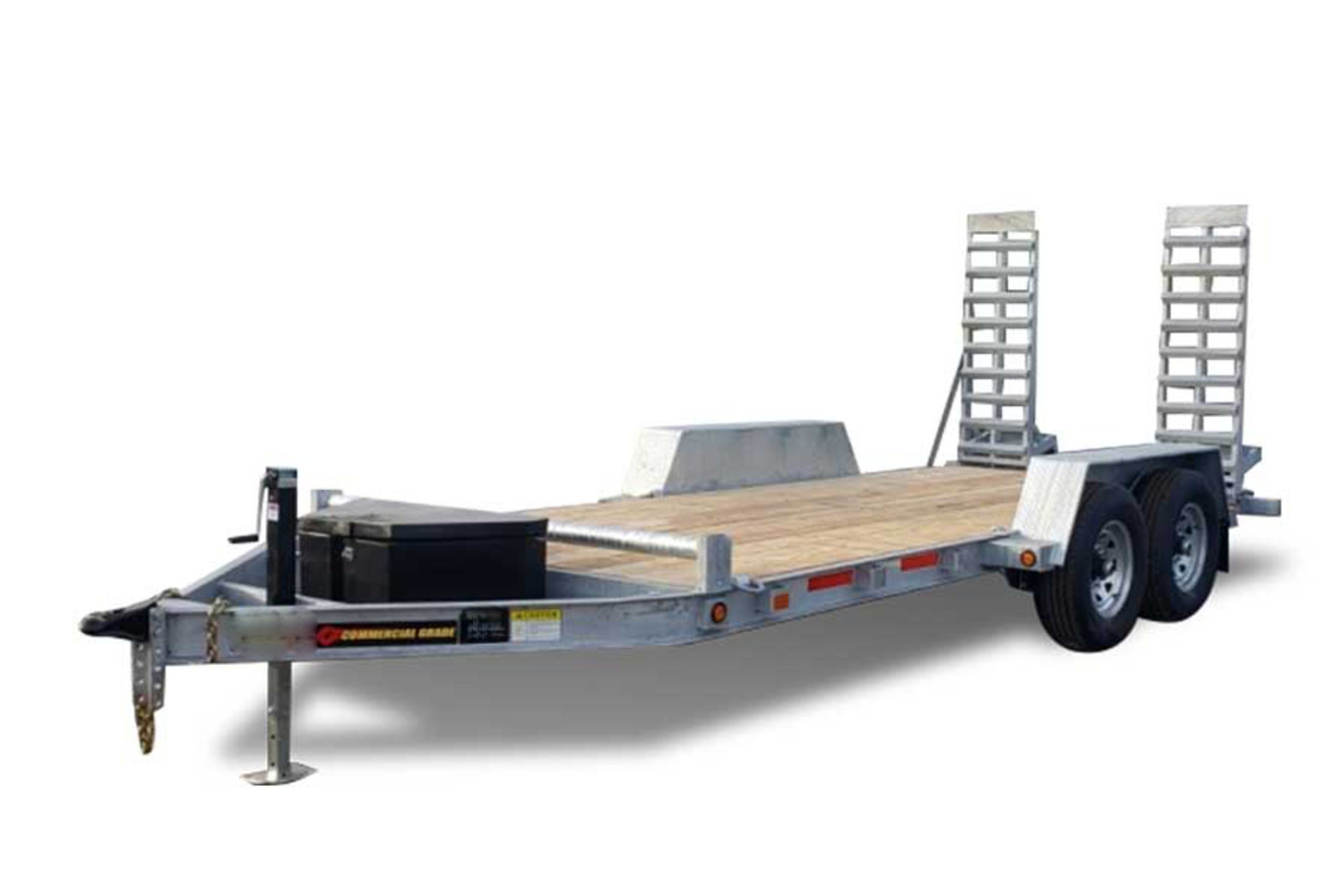 Galvanized Hulk 16,000# GVWR Lowbed Equipment Float Trailer