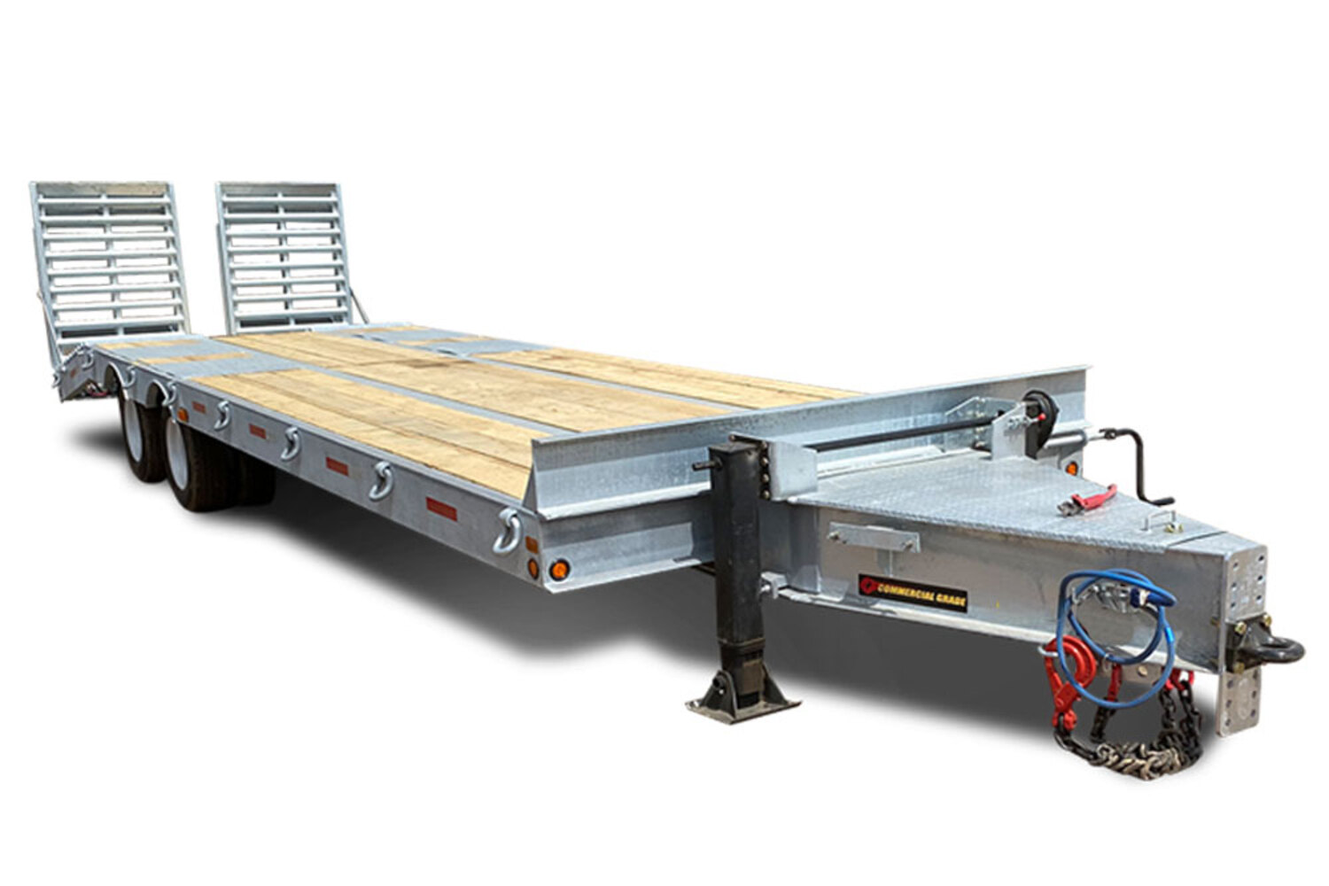 Galvanized Hulk 40,000# GVWR Air Brake Tag-along Float Trailer