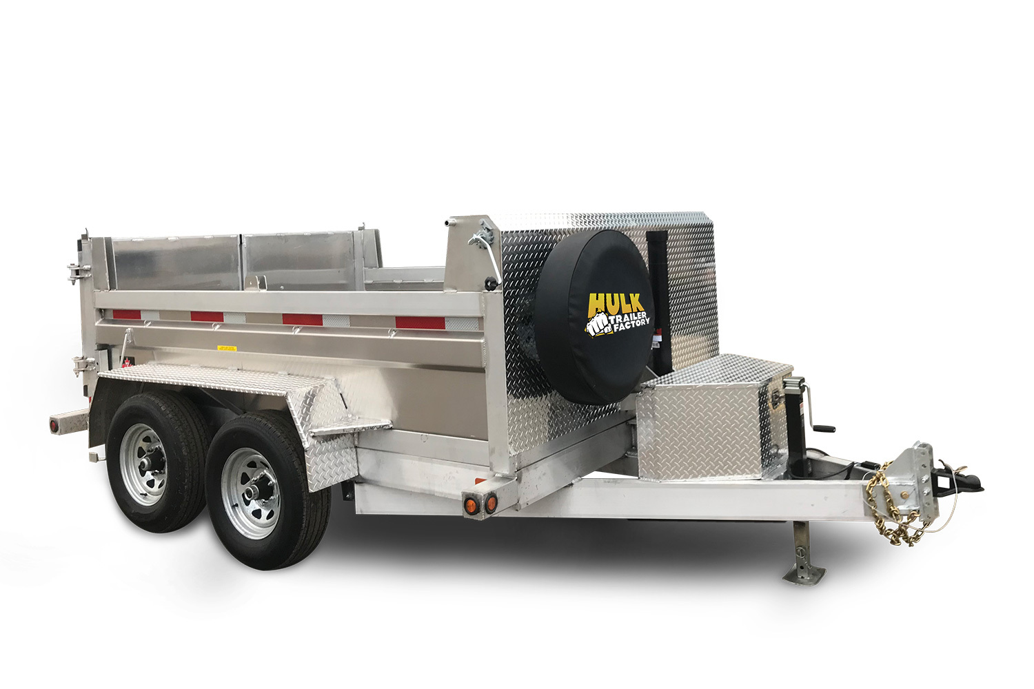 Hulk Silver Bullet 12,000# GVWR Aluminum Dump Trailer