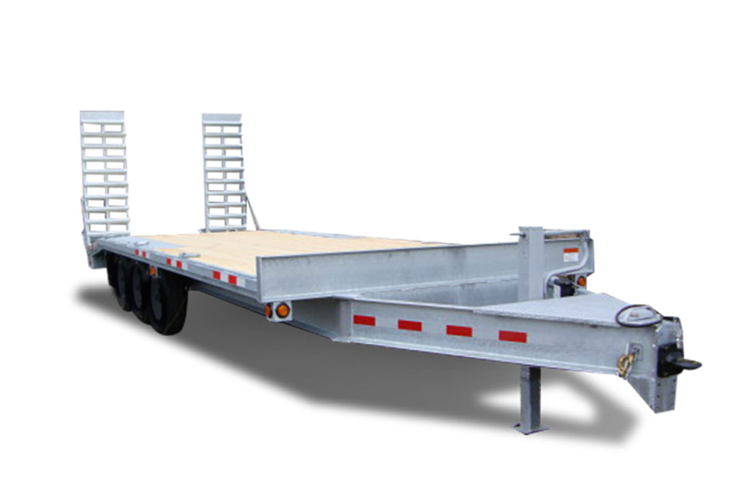 Galvanized Hulk 24,000# GVWR Deckover Equipment Float Trailer